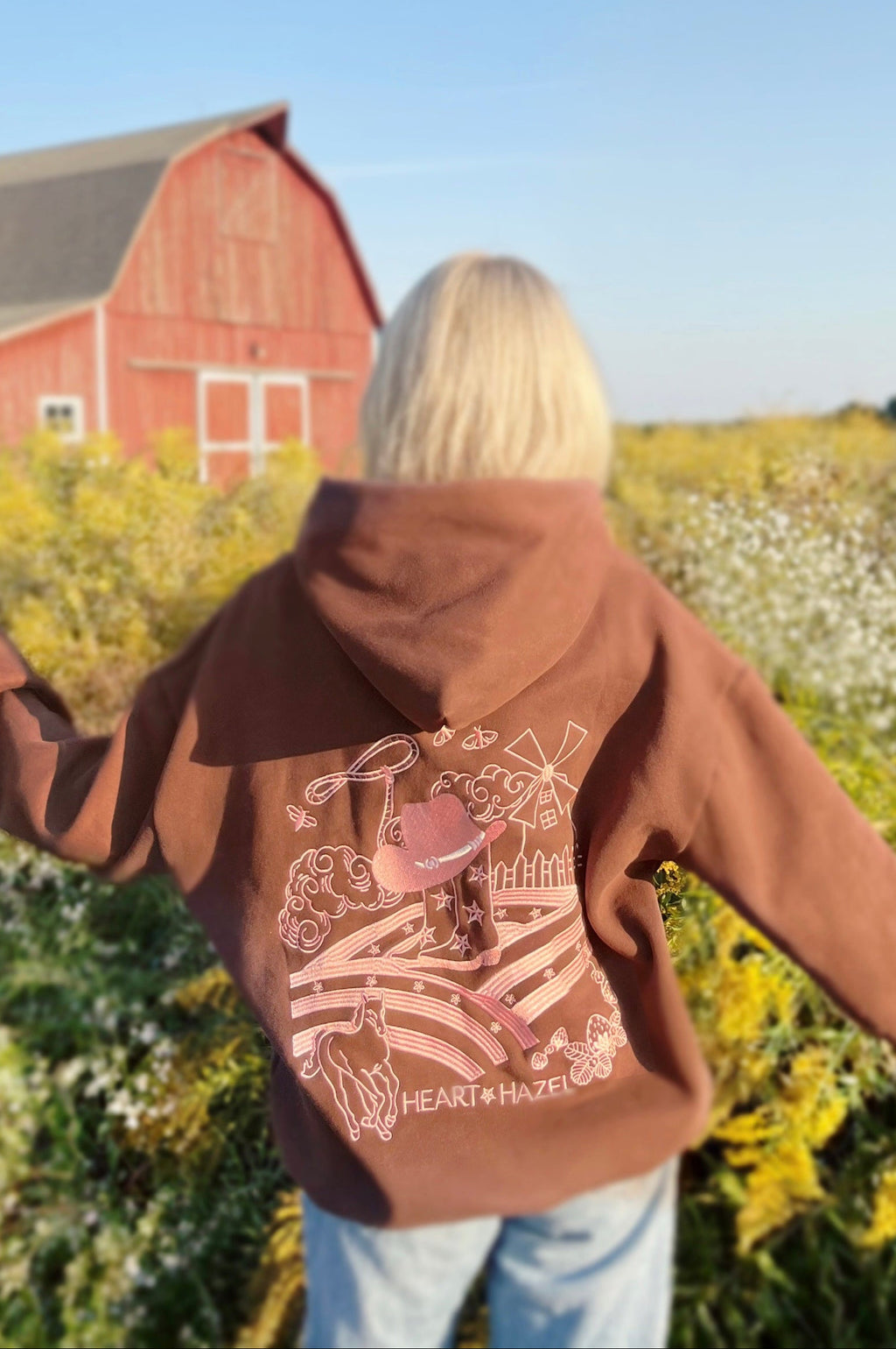 PRE-ORDER “Hazel Fields” Hoodie in Chestnut