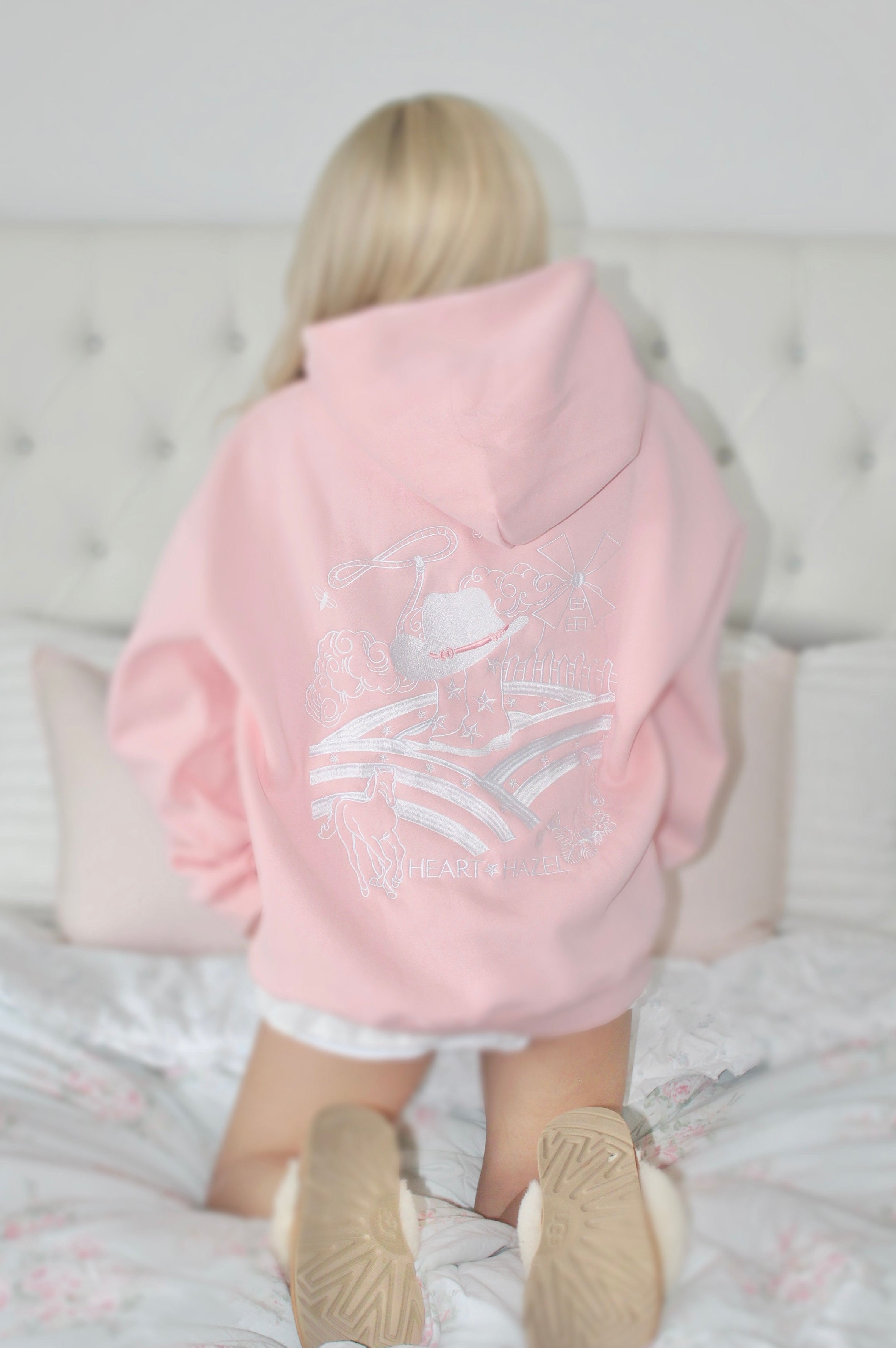 PRE-ORDER “Hazel Fields” Hoodie in Blushing Skies