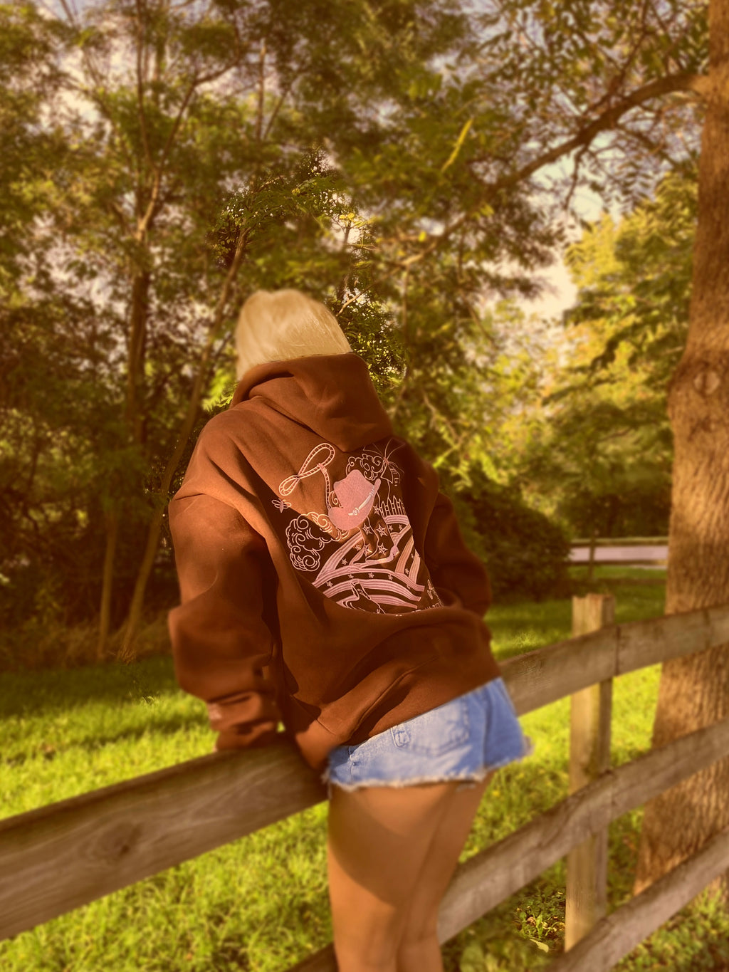 PRE-ORDER “Hazel Fields” Hoodie in Chestnut