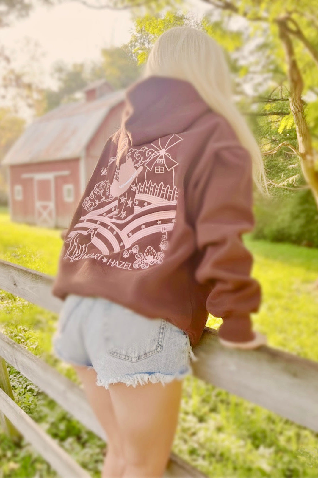 PRE-ORDER “Hazel Fields” Hoodie in Chestnut