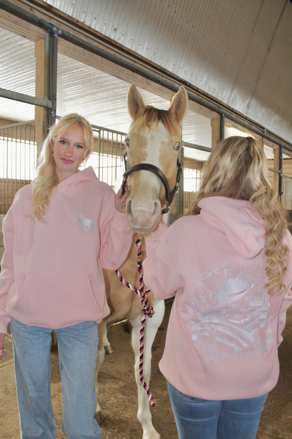 “Hazel Fields” Hoodie in Blushing Skies
