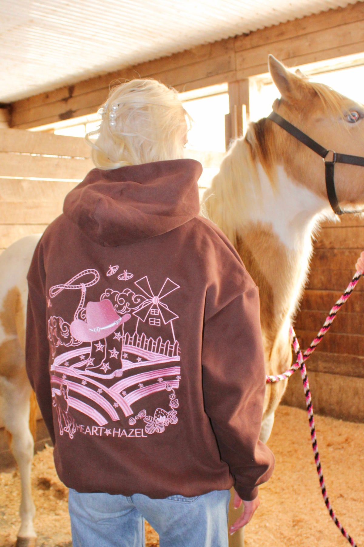 PRE-ORDER “Hazel Fields” Hoodie in Chestnut