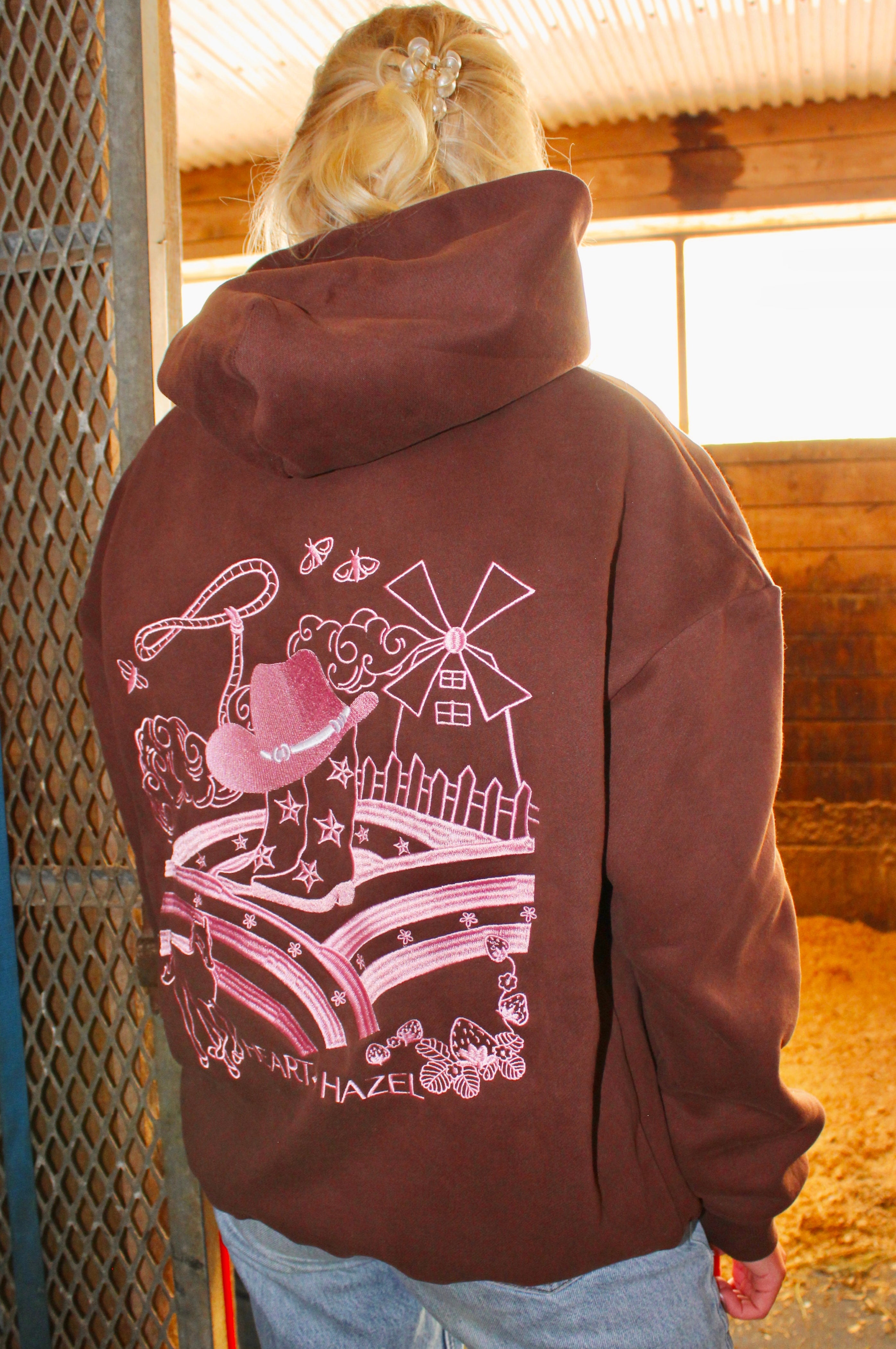 PRE-ORDER “Hazel Fields” Hoodie in Chestnut