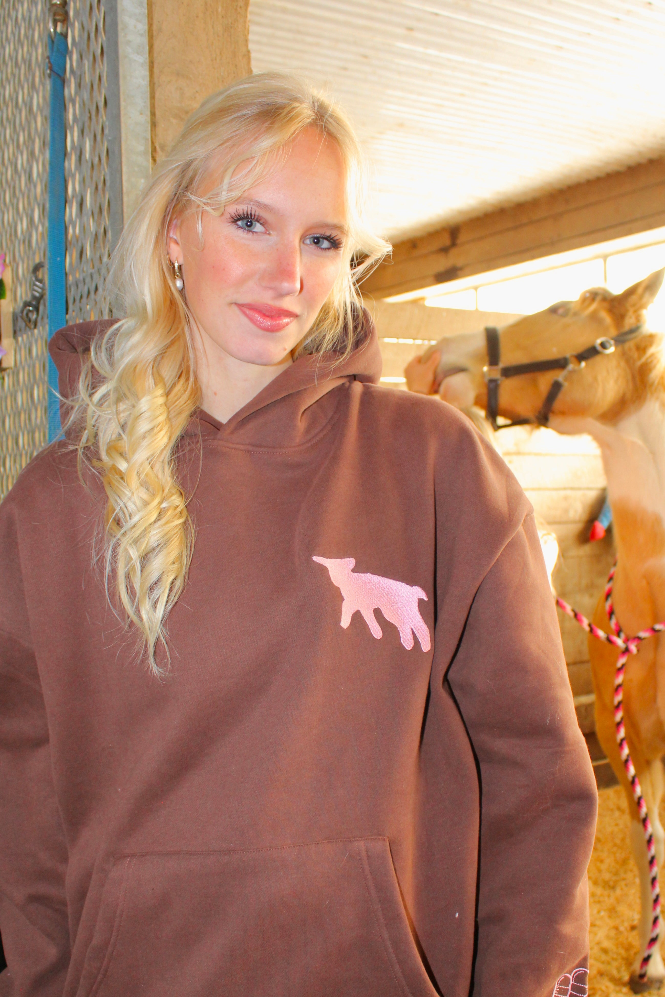 PRE-ORDER “Hazel Fields” Hoodie in Chestnut