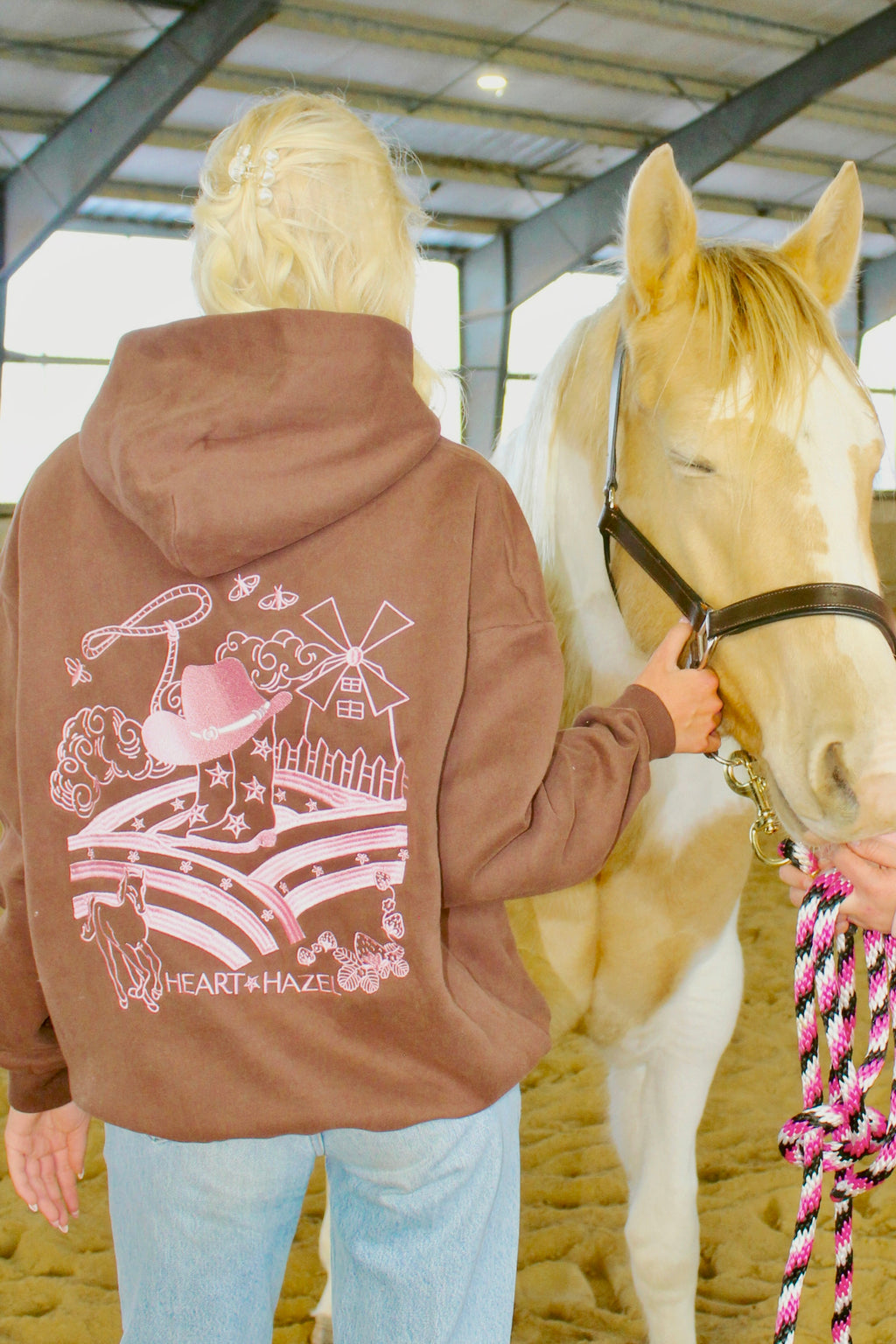 PRE-ORDER “Hazel Fields” Hoodie in Chestnut