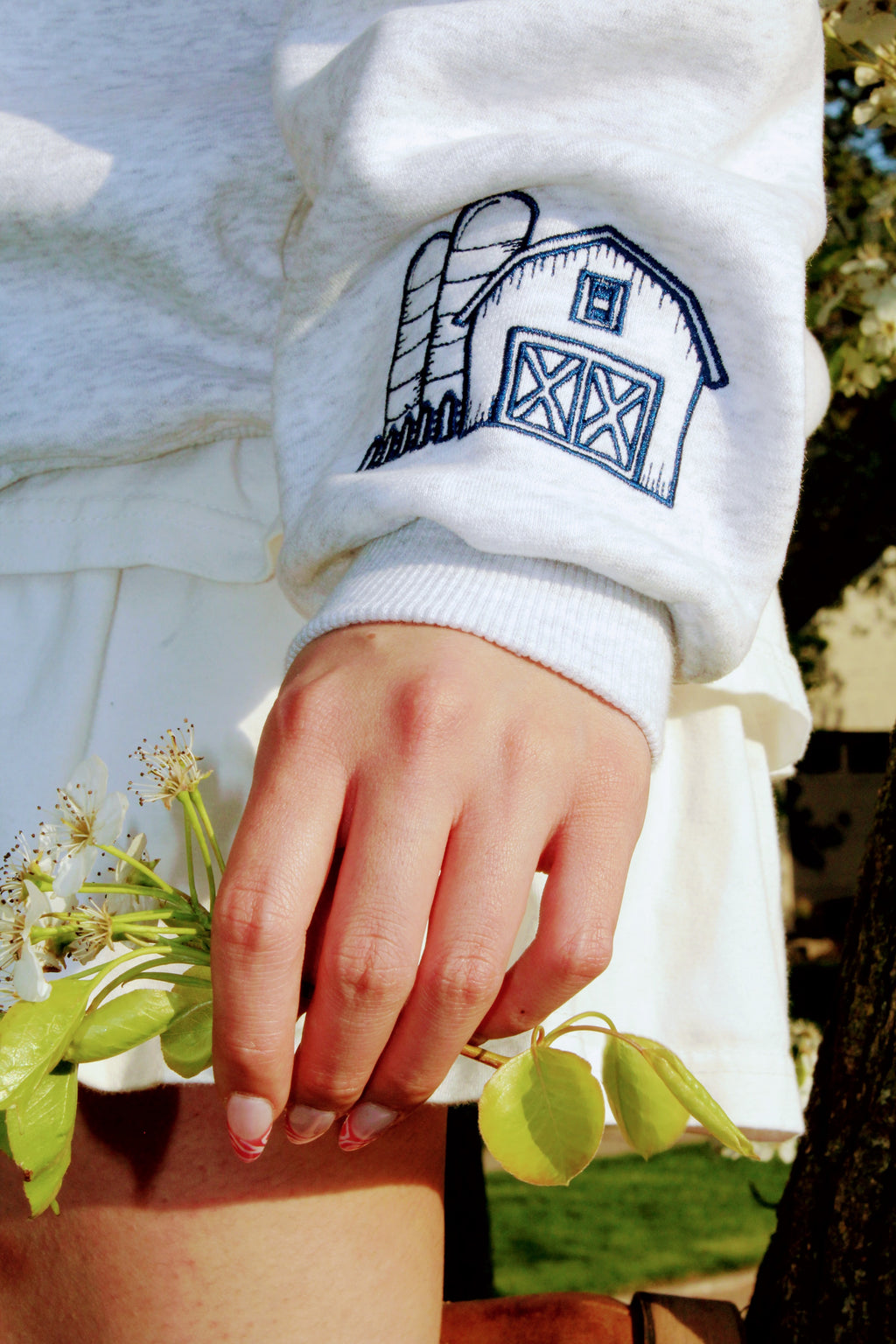 PRE-ORDER "Hazel Fields" Hoodie in Midnight Prairie (ships sept-oct)