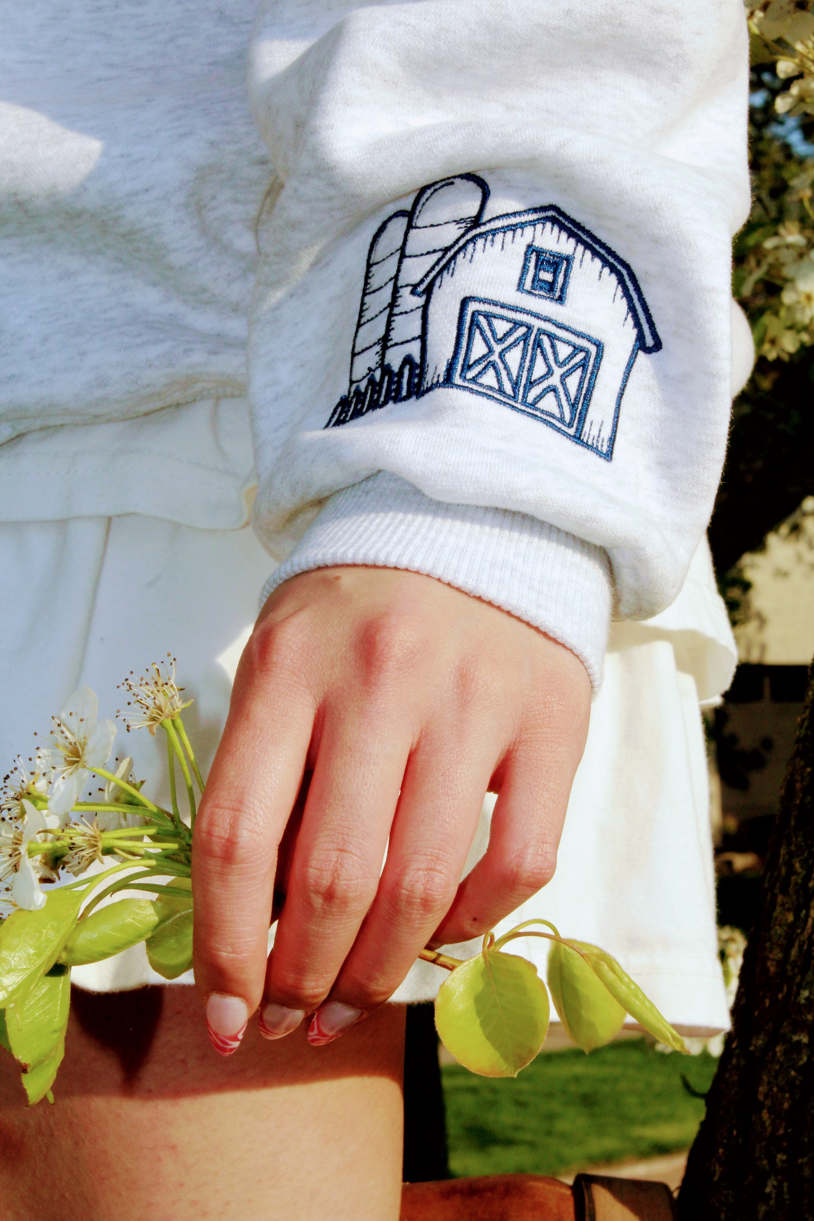 PRE-ORDER "Hazel Fields" Hoodie in Midnight Prairie (ships sept-oct)