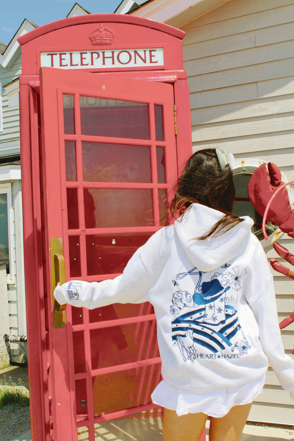 PRE-ORDER "Hazel Fields" Hoodie in Midnight Prairie (ships sept-oct)